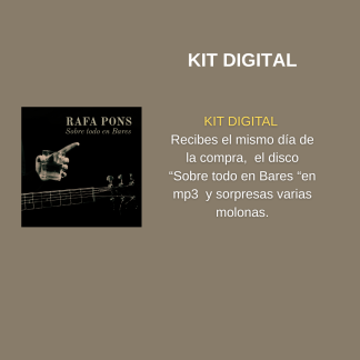 Nuevo Disco "Sobre Todo en Bares" PACK DIGITAL